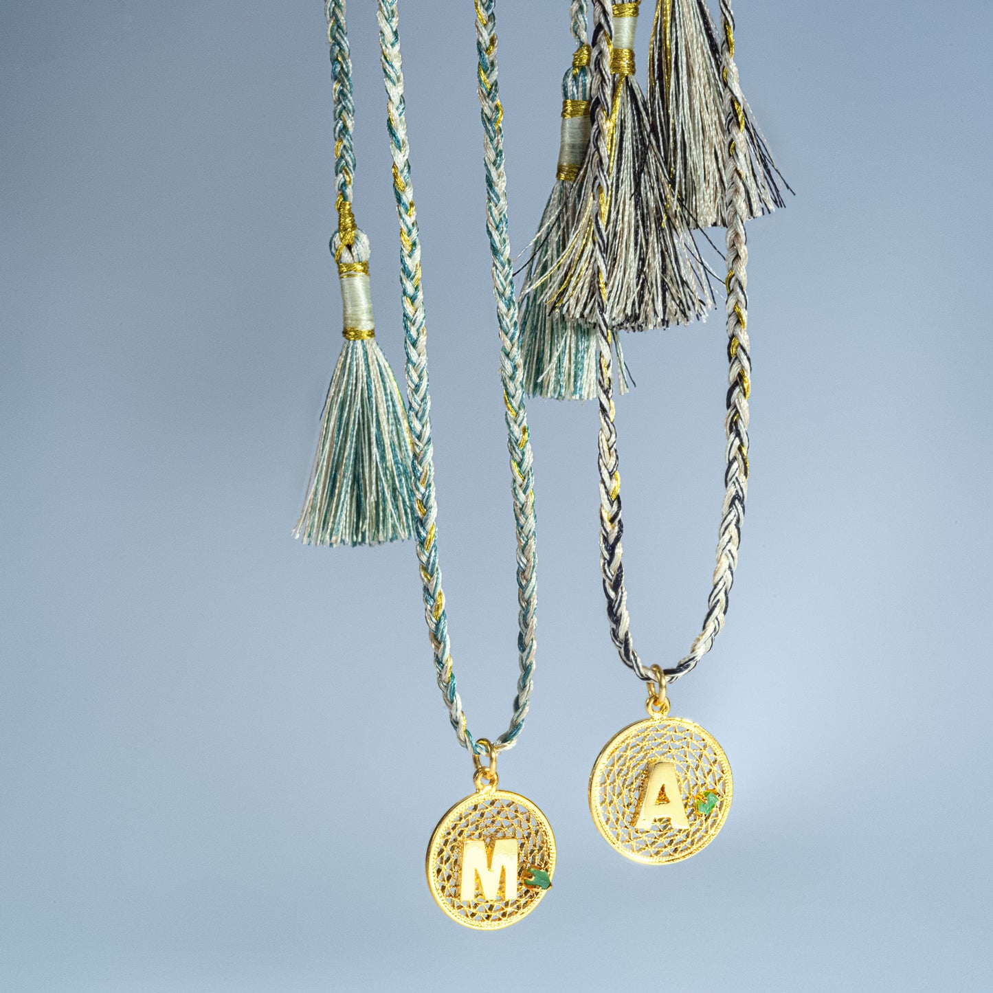 My Letter Emerald Choker