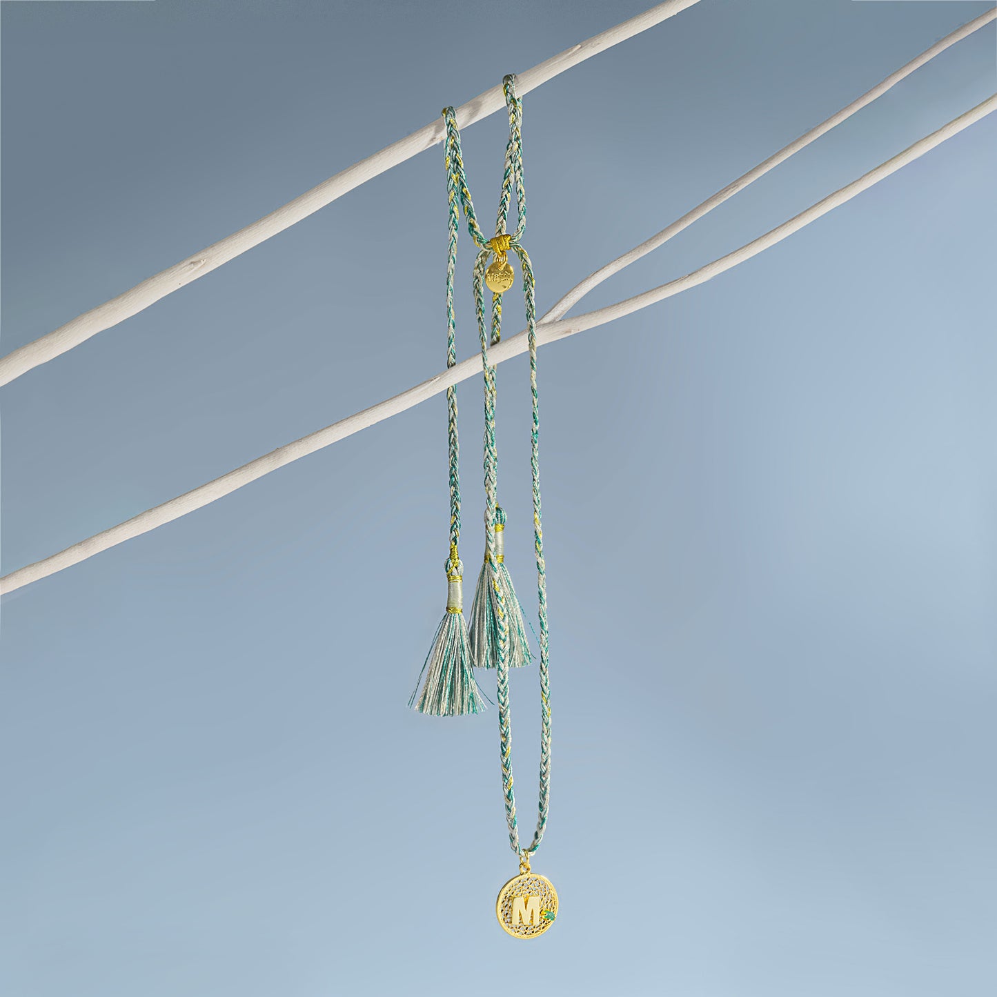 My Letter Emerald Choker